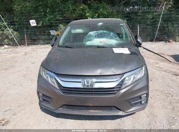 5FNRL6H51JB020908 2018 HONDA ODYSSEY Gray Вид щитка приладів