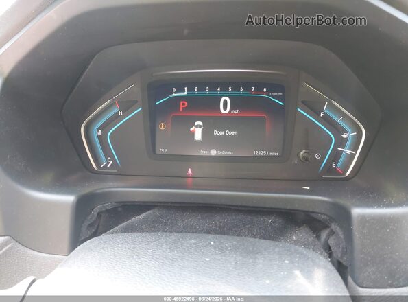5FNRL6H51JB020908 2018 HONDA ODYSSEY Gray Вид задніх сидінь