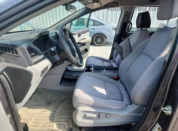 5FNRL6H52KB013497 2019 HONDA ODYSSEY Серый Вид салона спереди