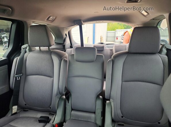 5FNRL6H53KB004470 2019 HONDA ODYSSEY Gray Widok tylnych siedzeń