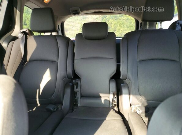 5FNRL6H53LB051550 2020 HONDA ODYSSEY Black Հետևի նստատեղերի տեսք