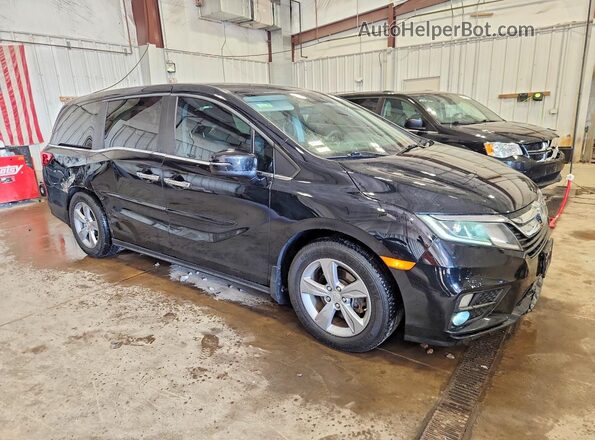 5FNRL6H54JB073828 2018 HONDA ODYSSEY Black Առջևի աջ