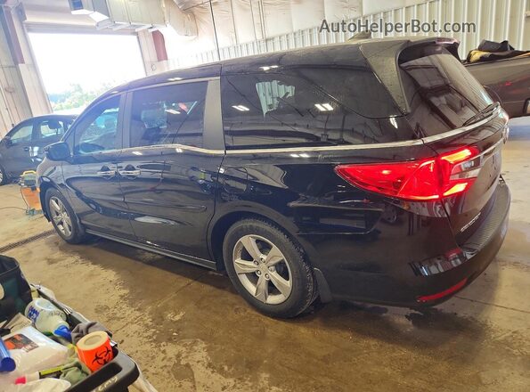 5FNRL6H54JB073828 2018 HONDA ODYSSEY Black Հետևի ձախ