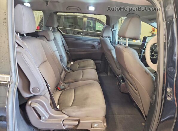 5FNRL6H54JB073828 2018 HONDA ODYSSEY Black Սալոնի հետևի տեսք