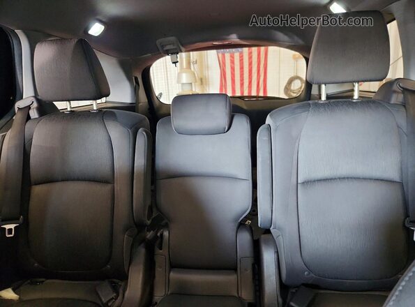 5FNRL6H54JB073828 2018 HONDA ODYSSEY Black Հետևի նստատեղերի տեսք
