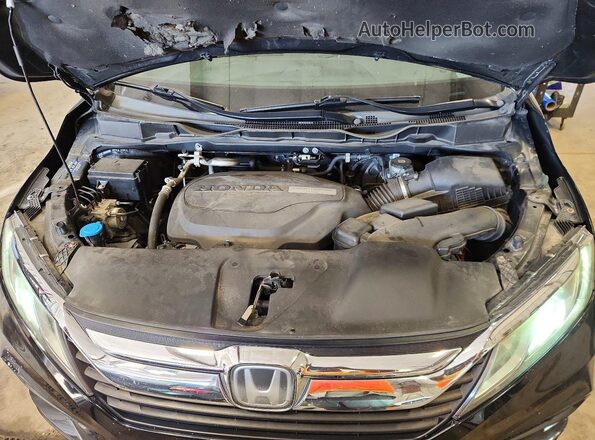 5FNRL6H54JB073828 2018 HONDA ODYSSEY Black Շարժիչի բաժամունքի տեսք
