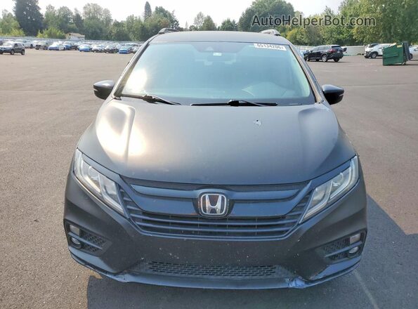 5FNRL6H54JB080598 2018 HONDA ODYSSEY Black Widok z przodu
