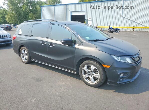 5FNRL6H54JB080598 2018 HONDA ODYSSEY Black Przód prawy