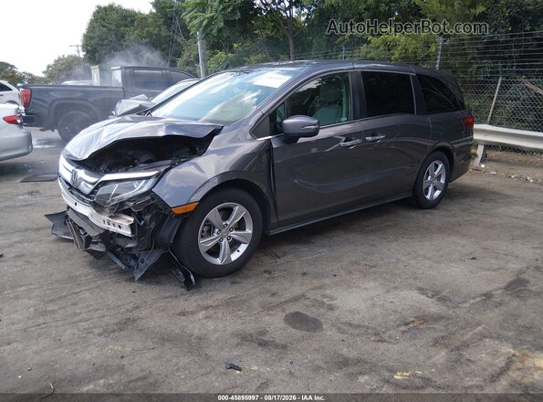 5FNRL6H54KB028888 2019 HONDA ODYSSEY Gray Front left