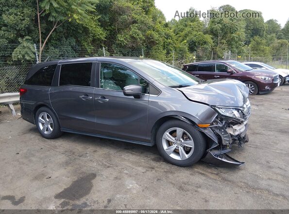 5FNRL6H54KB028888 2019 HONDA ODYSSEY Gray 360 interior view