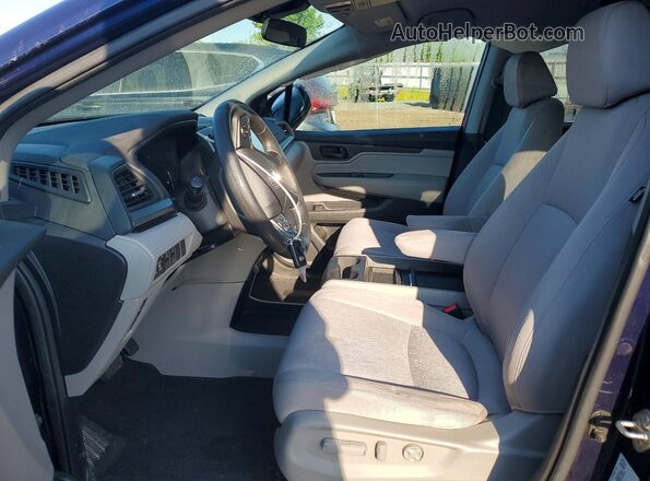5FNRL6H54KB102620 2019 HONDA ODYSSEY Blue Front interior view