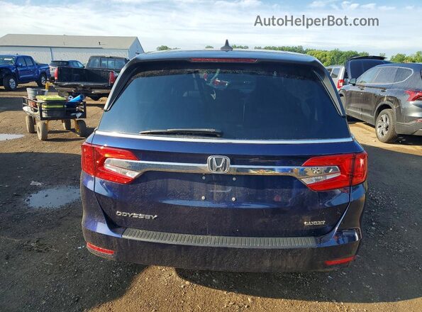 5FNRL6H54KB102620 2019 HONDA ODYSSEY Blue Rear view