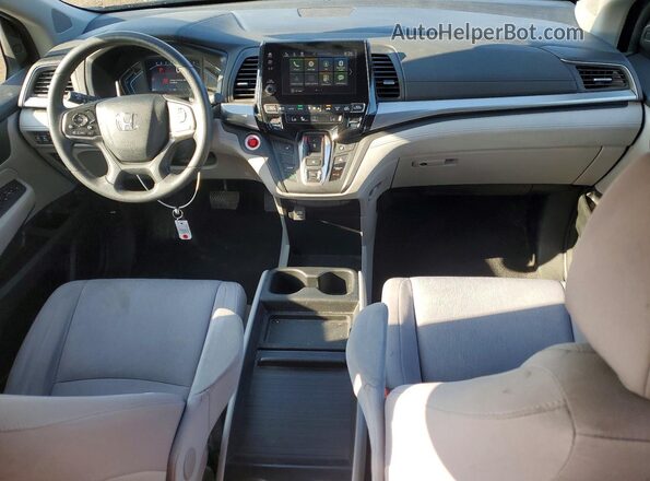 5FNRL6H54KB102620 2019 HONDA ODYSSEY Blue Dashboard view