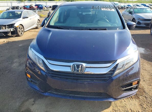 5FNRL6H54KB102620 2019 HONDA ODYSSEY Blue Front view
