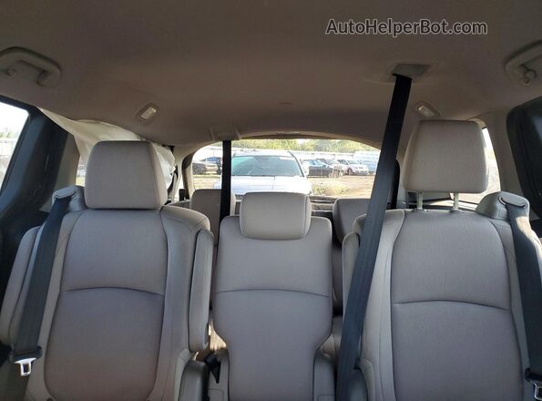 5FNRL6H54KB102620 2019 HONDA ODYSSEY Blue Rear seats view
