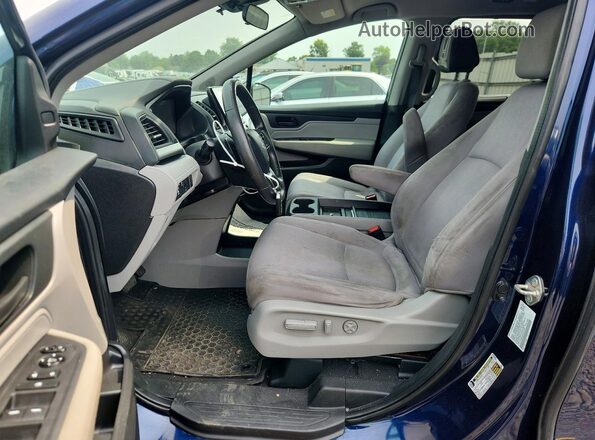 5FNRL6H54KB124097 2019 HONDA ODYSSEY Blue Սալոնի դիմացի տեսք