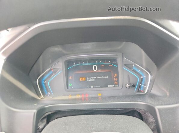 5FNRL6H54KB124097 2019 HONDA ODYSSEY Blue Սարքավորումների վահանակի տեսք