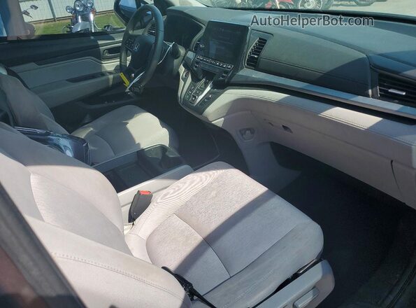 5FNRL6H54LB060130 2020 HONDA ODYSSEY Gray Front interior view
