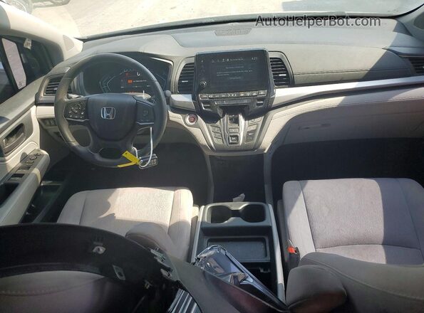 5FNRL6H54LB060130 2020 HONDA ODYSSEY Gray Dashboard view