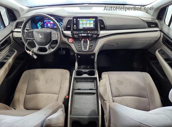 5FNRL6H54PB015386 2023 HONDA ODYSSEY Gray Առջևի վահանակի տեսք