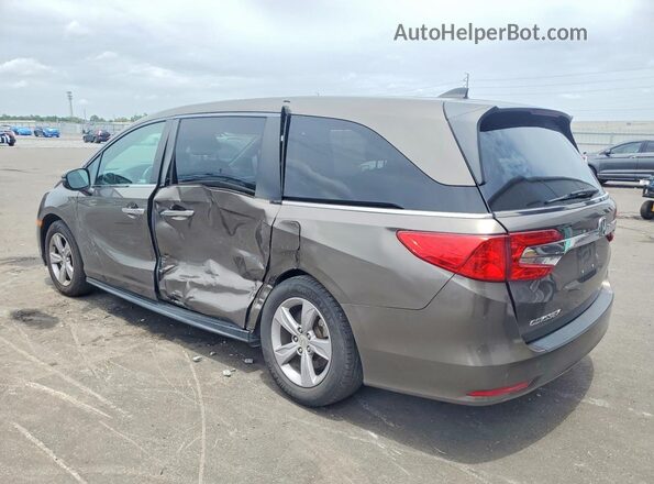 5FNRL6H55JB069626 2018 HONDA ODYSSEY Brown Trasero izquierdo