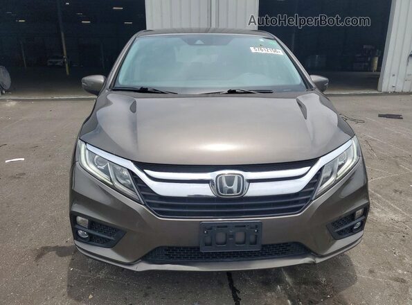 5FNRL6H55JB069626 2018 HONDA ODYSSEY Brown Vista frontal
