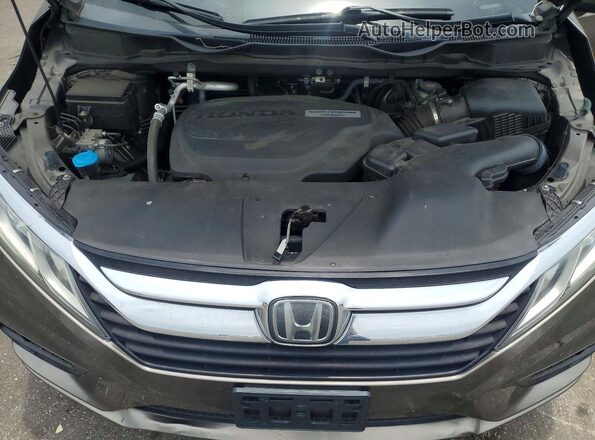 5FNRL6H55JB069626 2018 HONDA ODYSSEY Brown Vista del compartimento del motor