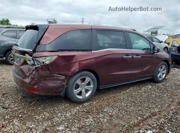 5FNRL6H55JB094381 2018 HONDA ODYSSEY Maroon Հետևի աջ