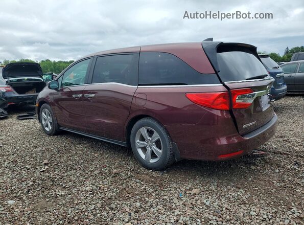 5FNRL6H55JB094381 2018 HONDA ODYSSEY Maroon Հետևի ձախ