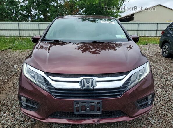 5FNRL6H55JB094381 2018 HONDA ODYSSEY Maroon Դիմացի տեսք