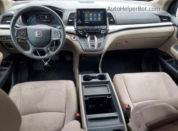 5FNRL6H55JB094381 2018 HONDA ODYSSEY Maroon Առջևի վահանակի տեսք