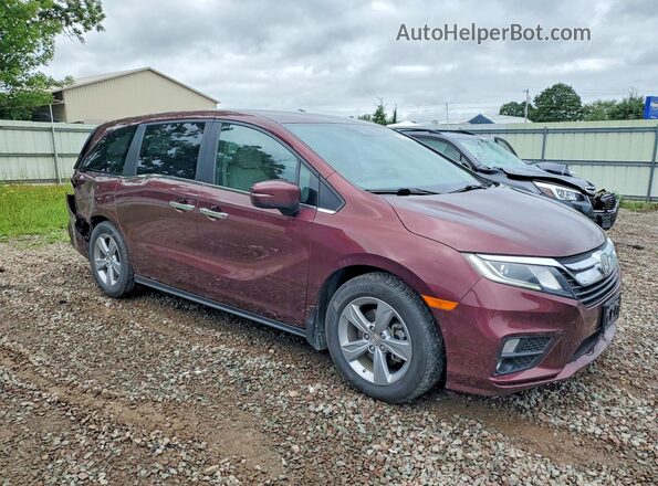 5FNRL6H55JB094381 2018 HONDA ODYSSEY Maroon Առջևի աջ