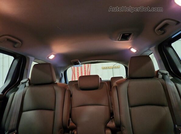 5FNRL6H55LB015875 2020 HONDA ODYSSEY Silver უკანა სავარძლების ხედი