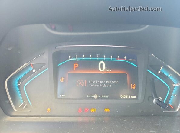 5FNRL6H56LB069735 2020 HONDA ODYSSEY Black Սարքավորումների վահանակի տեսք