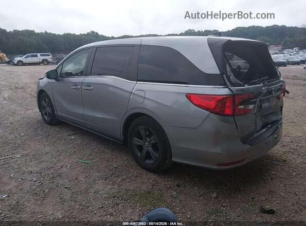 5FNRL6H56MB035473 2021 HONDA ODYSSEY Silver Trasero izquierdo