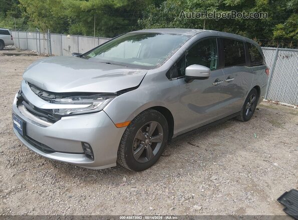 5FNRL6H56MB035473 2021 HONDA ODYSSEY Silver Vista tres cuartos delantera izquierda