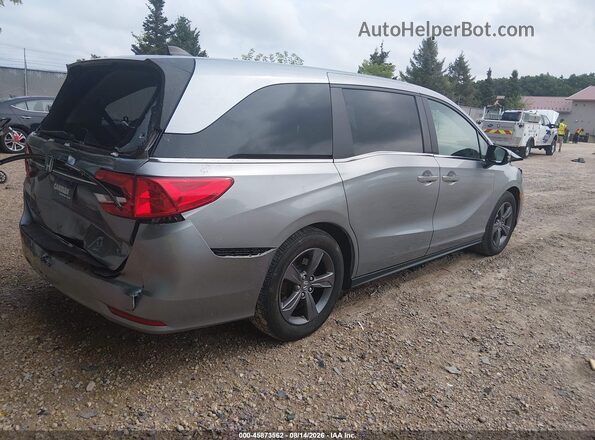 5FNRL6H56MB035473 2021 HONDA ODYSSEY Silver Trasero derecho