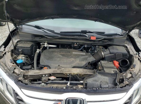 5FNRL6H57JB097430 2018 HONDA ODYSSEY Brown Vista del compartimento del motor