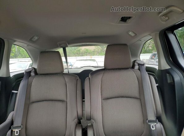 5FNRL6H57JB097430 2018 HONDA ODYSSEY Brown Vista de los asientos traseros