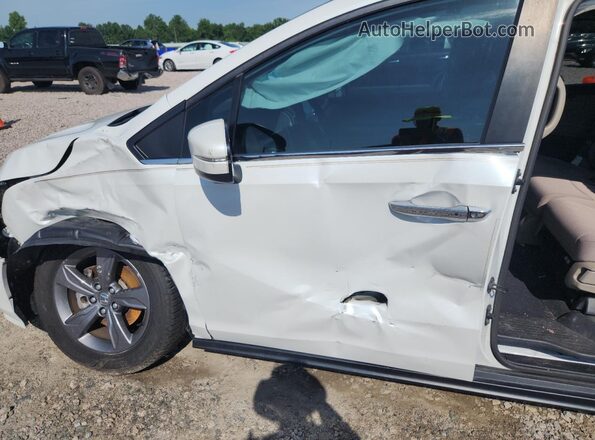 5FNRL6H57MB040293 2021 HONDA ODYSSEY White Widok wnętrza z przodu
