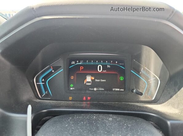 5FNRL6H57MB040293 2021 HONDA ODYSSEY White Widok zestawu wskaźników