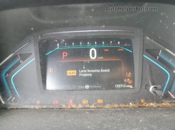 5FNRL6H58KB105469 2019 HONDA ODYSSEY Silver ხელსაწყოთა პანელის ხედი