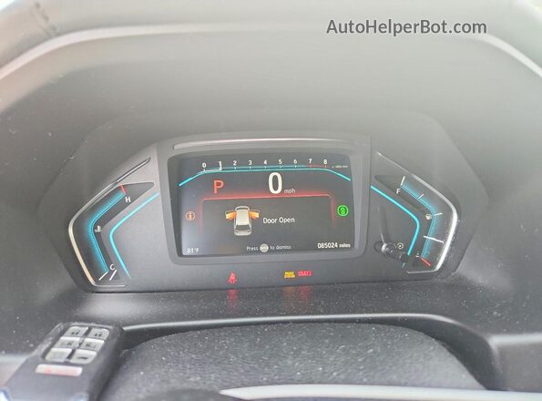 5FNRL6H58MB032932 2021 HONDA ODYSSEY White Instrument cluster view