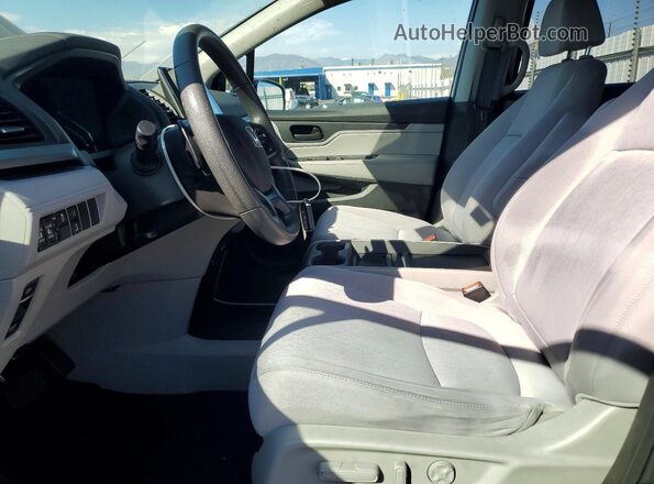 5FNRL6H59JB042283 2018 HONDA ODYSSEY Gray წინა სალონის ხედი
