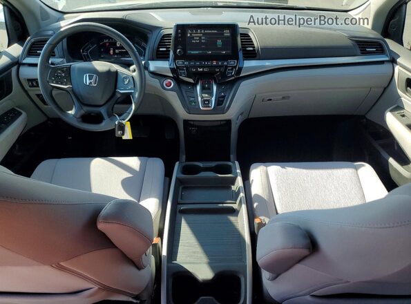 5FNRL6H59JB042283 2018 HONDA ODYSSEY Gray წინა პანელის ხედი