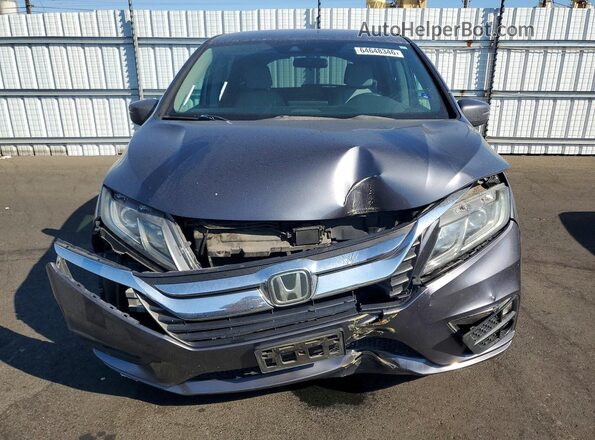 5FNRL6H59JB042283 2018 HONDA ODYSSEY Gray წინა ხედი