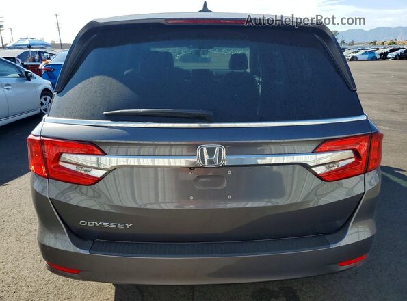 5FNRL6H59JB042283 2018 HONDA ODYSSEY Gray უკანა ხედი