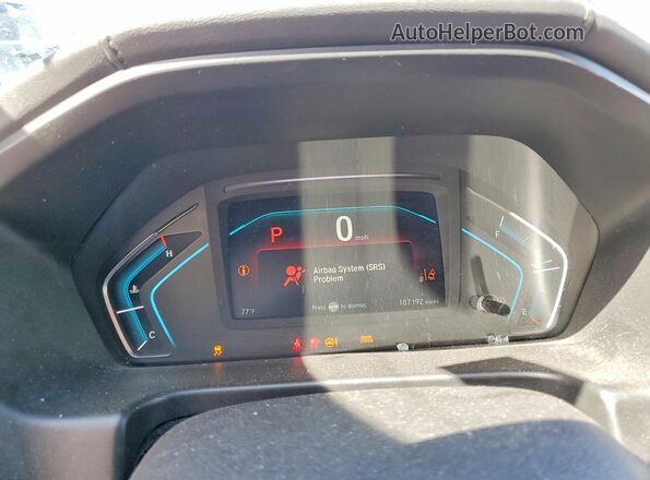 5FNRL6H59JB099017 2018 HONDA ODYSSEY Black Вид щитка приладів