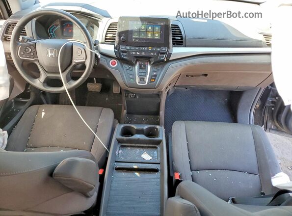 5FNRL6H59JB099017 2018 HONDA ODYSSEY Black Вид панелі приладів