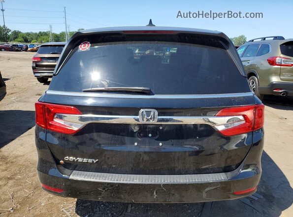 5FNRL6H59JB099017 2018 HONDA ODYSSEY Black Вид ззаду